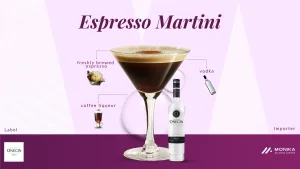 Espresso Marini vodka based cocktail image 