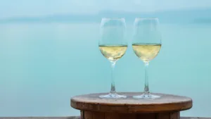 White wine glass