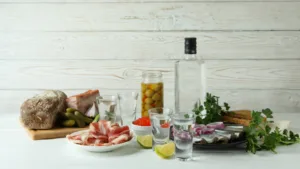Vodka and Food